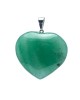 Μενταγιόν Καρδιά Πράσινου Χαλαζία - Green Quartz Μενταγιόν